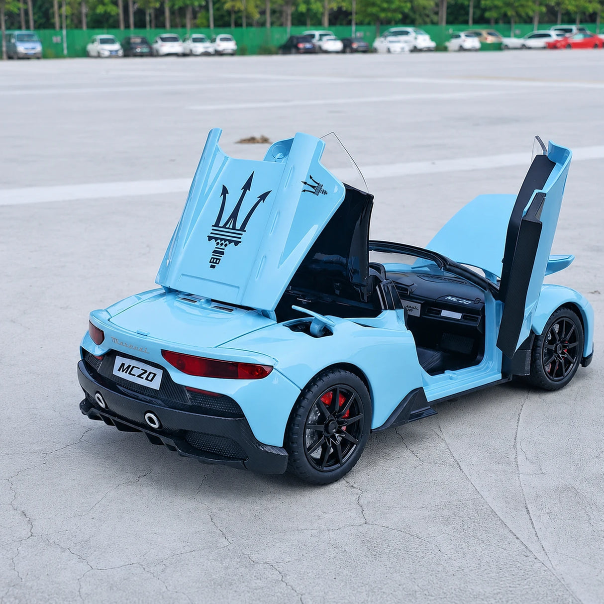Maserati 2020 MC20 블루 1:24 – 다이캐스트 디스플레이 모델 다이캐스트