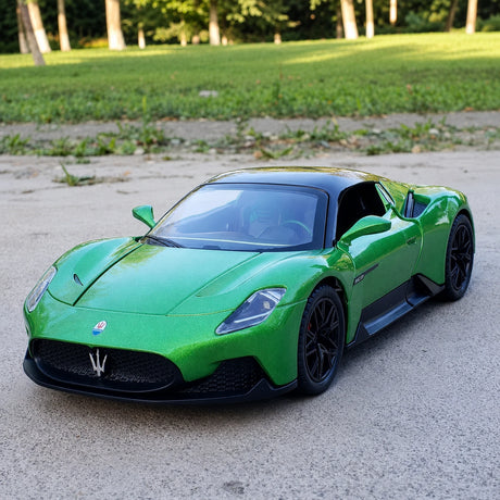 Maserati 2020 MC20 Groene 1:24 – Gegoten Display Model Gegoten
