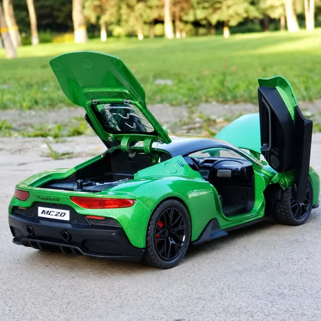 Maserati 2020 MC20 Groene 1:24 – Gegoten Display Model Gegoten