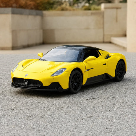 Maserati 2020 MC20 Gelbe 1:32 – Druckguss-Display-Modell in Druckguss