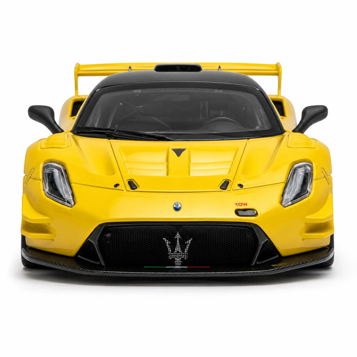 Maserati 2023 GT2 Gelbe 1:32 – Druckguss-Display-Modell in Druckguss