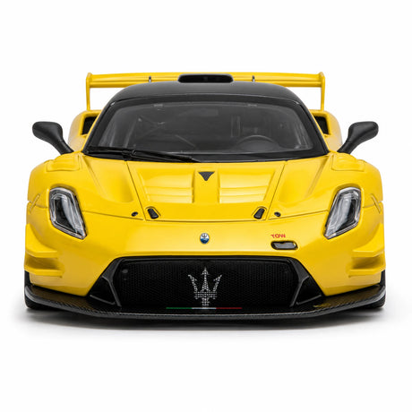 Maserati 2023 GT2 Gelbe 1:32 – Druckguss-Display-Modell in Druckguss