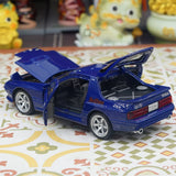 Mazda 1985 RX-7 FC3S blå 1:32 – pressgjuten visningsmodell