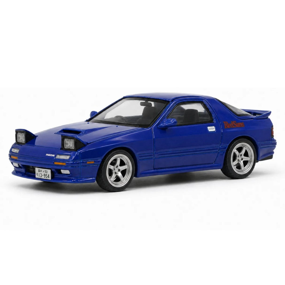 Mazda 1985 RX-7 FC3S blå 1:32 – pressgjuten visningsmodell