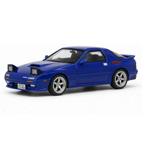 Mazda 1985 RX-7 FC3S blå 1:32 – pressgjuten visningsmodell