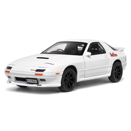Mazda 1985 RX-7 FC3S Vit 1:24 – Diecast-displaymodell gjutet
