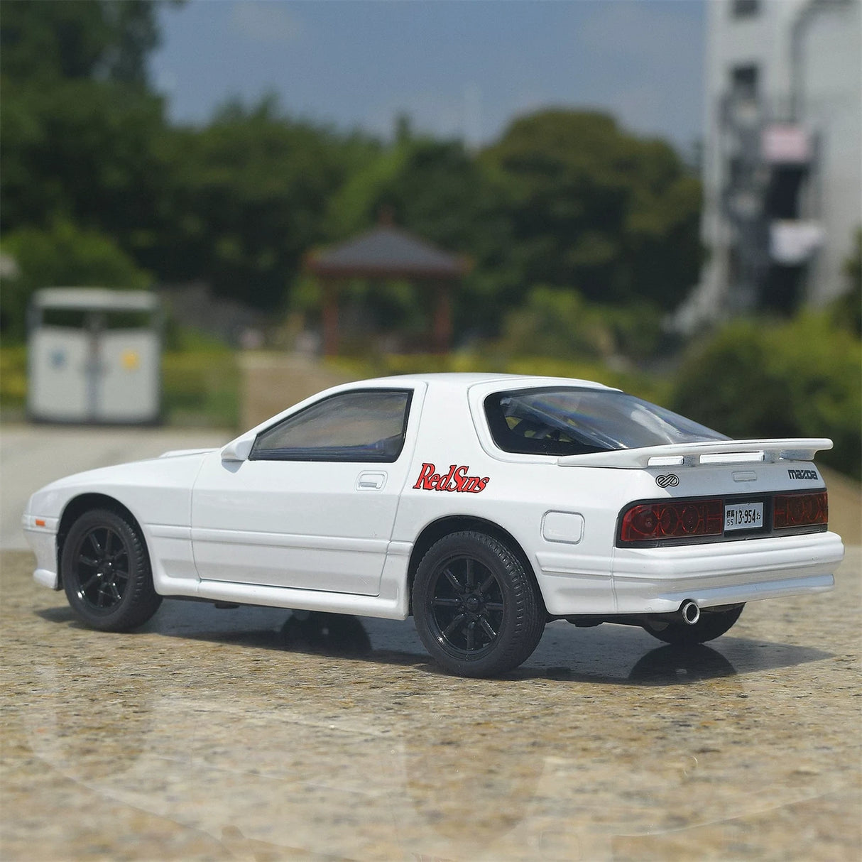 Mazda 1985 RX-7 FC3S 화이트 1:24 – 다이캐스트 디스플레이 모델 다이캐스트
