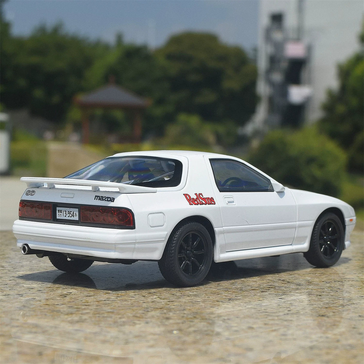 Mazda 1985 RX-7 FC3S 화이트 1:24 – 다이캐스트 디스플레이 모델 다이캐스트