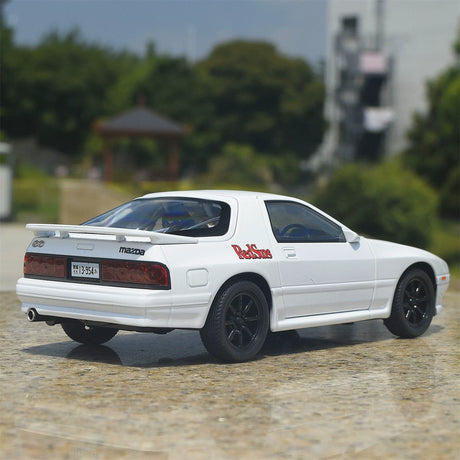 Mazda 1985 RX-7 FC3S Vit 1:24 – Diecast-displaymodell gjutet