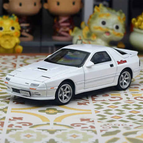 Mazda 1985 RX-7 FC3S vit 1:32 – pressgjuten visningsmodell