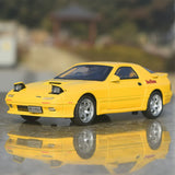 Mazda 1985 RX-7 FC3S Gelber 1:32 – Druckguss-Displaymodell Druckguss