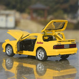 Mazda 1985 RX-7 FC3S Gelber 1:32 – Druckguss-Displaymodell Druckguss