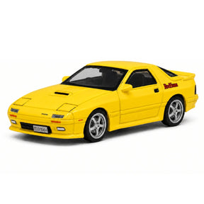 Mazda 1985 RX-7 FC3S Gelber 1:32 – Druckguss-Displaymodell Druckguss