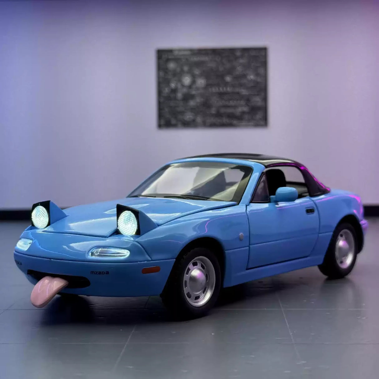 Mazda 1989 MX-5 Miata NA blauw 1:24 – diecast displaymodel