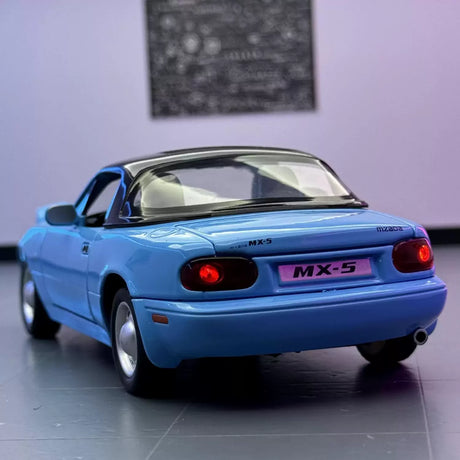 Mazda 1989 MX-5 Miata NA Blue 1:24 – Diecast Display Model Die-Cast