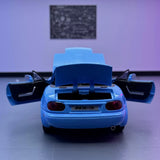 Mazda 1989 MX-5 Miata NA blauw 1:24 – diecast displaymodel