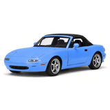 Mazda 1989 MX-5 Miata NA blå 1:32 – pressgjuten visningsmodell
