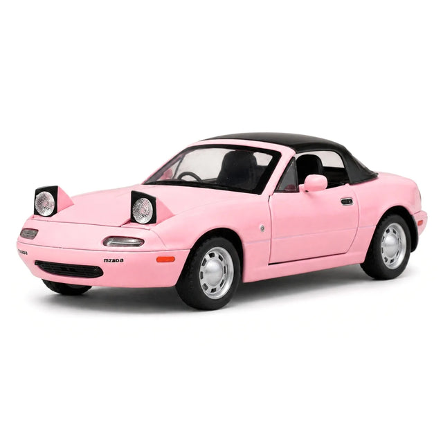 Mazda 1989 MX-5 Miata NA roze 1:24 – diecast displaymodel