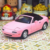 Mazda 1989 MX-5 Miata NA roze 1:24 – diecast displaymodel