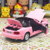 Mazda 1989 MX-5 Miata NA roze 1:24 – diecast displaymodel
