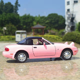 Mazda 1989 MX-5 Miata NA roze 1:24 – diecast displaymodel
