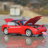 Mazda 1989 MX-5 Miata NA röd 1:32 – pressgjuten visningsmodell