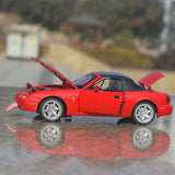 Mazda 1989 MX-5 Miata NA röd 1:32 – pressgjuten visningsmodell