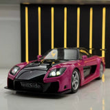 Mazda 1992 RX-7 FD3S JDM 수정된 보라색 1:24 – 다이캐스트 디스플레이 모델 다이캐스트