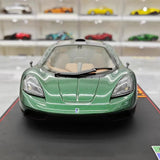 [Meko] 1:18 Gordon Murray Automotive 2020 T50 vihreä pienoismalli Hartsi