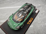 [Meko] 1:18 Gordon Murray Automotive 2020 T50 vihreä pienoismalli Hartsi