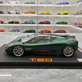 [Meko] 1:18 Gordon Murray Automotive 2020 T50 vihreä pienoismalli Hartsi