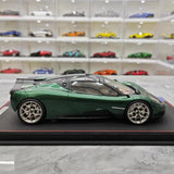 [Meko] 1:18 Gordon Murray Automotive 2020 T50 vihreä pienoismalli Hartsi