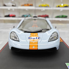 [Meko] 1:18 Gordon Murray Automotive 2020 T50 Gulf modellino di auto resina