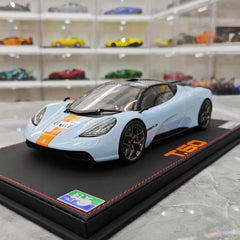 [Meko] 1:18 Gordon Murray Automotive 2020 T50 Gulf modellino di auto resina