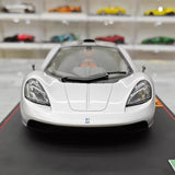 [Meko] 1:18 Gordon Murray Automotive 2020 T50 zilver modelauto Hars
