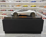 [Meko] 1:18 Gordon Murray Automotive 2020 T50 zilver modelauto Hars