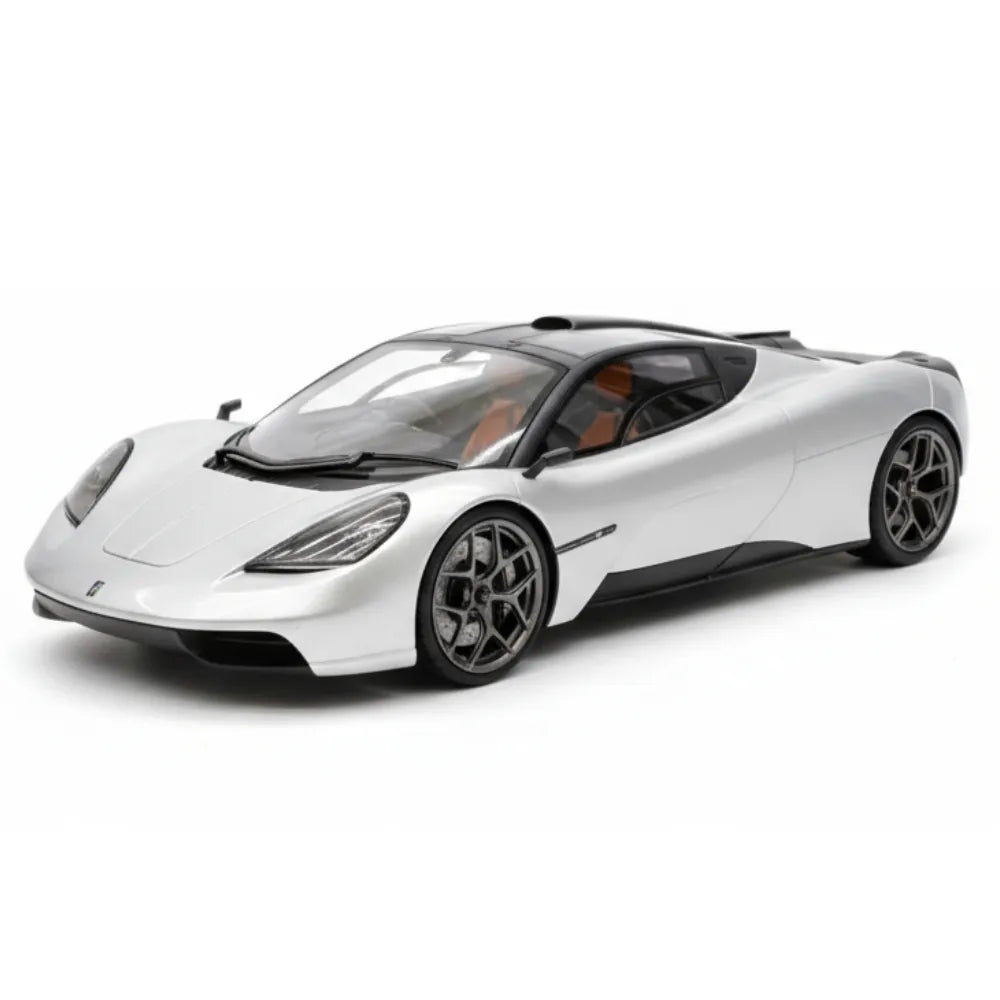 [Meko] 1:18 Gordon Murray Automotive 2020 T50 argento modellino di auto resina