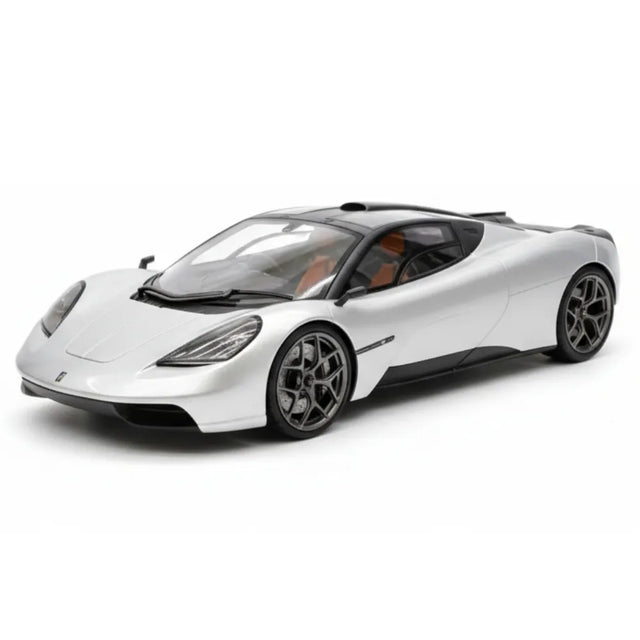 [Meko] 1:18 Gordon Murray Automotive 2020 T50 zilver modelauto Hars