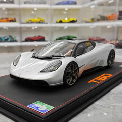 [Meko] 1:18 Gordon Murray Automotive 2020 T50 argento modellino di auto resina
