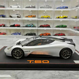 [Meko] 1:18 Gordon Murray Automotive 2020 T50 zilver modelauto Hars