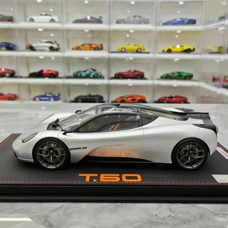 [Meko] 1:18 Gordon Murray Automotive 2020 T50 Silver Model Car Resin
