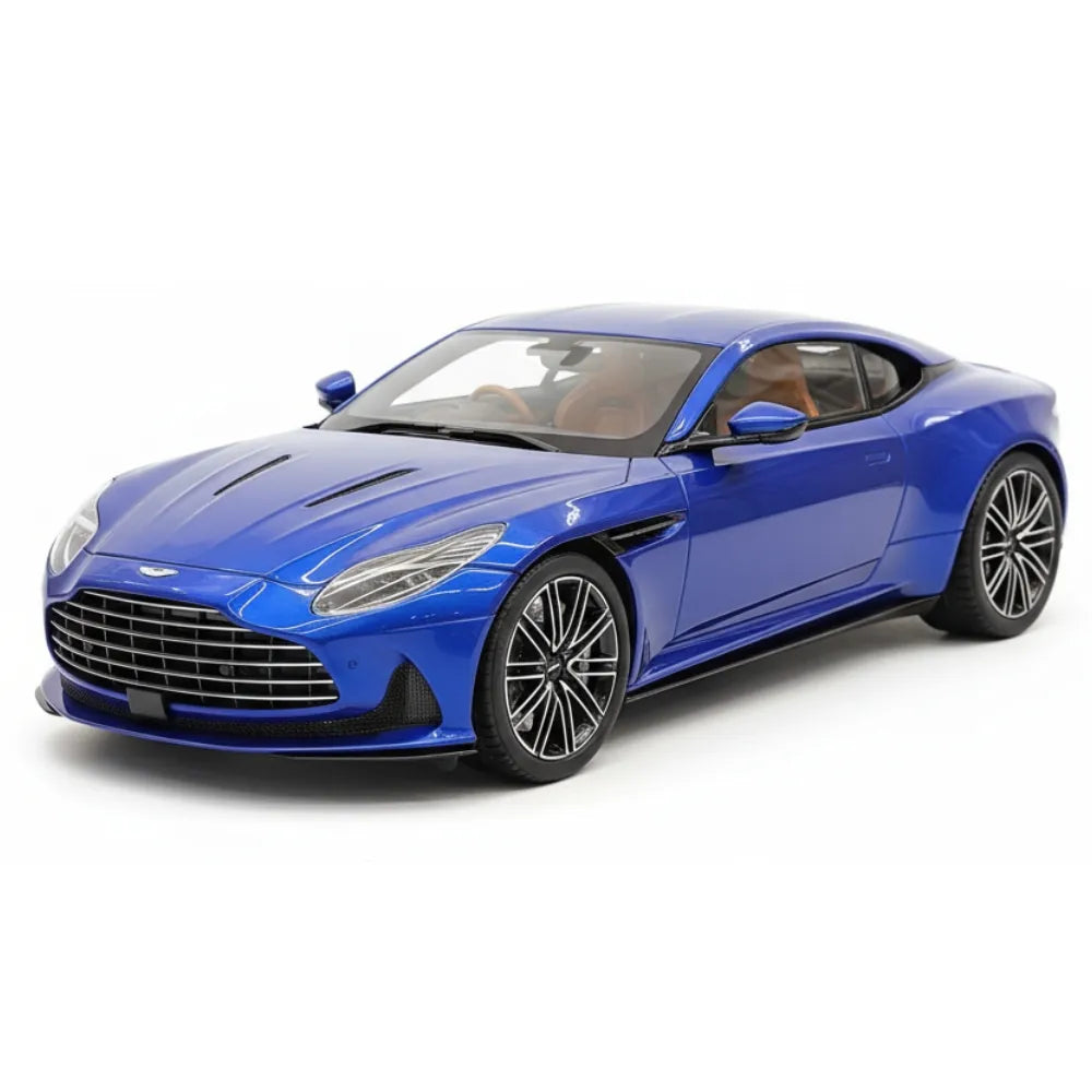 [MotorHelix] 1:18 Aston Martin 2023 DB12 Coupe Blue Model Car Resin
