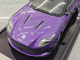 [MotorHelix] 1:18 Aston Martin 2023 DB12 Coupe Purple Model Car Resin