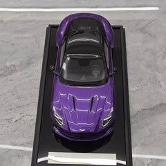 [MotorHelix] 1:18 Aston Martin 2023 DB12 Coupe Purple Model Car Resin