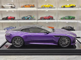 [MotorHelix] 1:18 Aston Martin 2023 DB12 Coupe Purple Model Car Resin