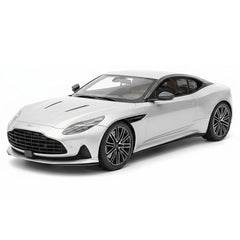 [MotorHelix] 1:18 Aston Martin 2023 DB12 Coupe Silver Model Car Resin
