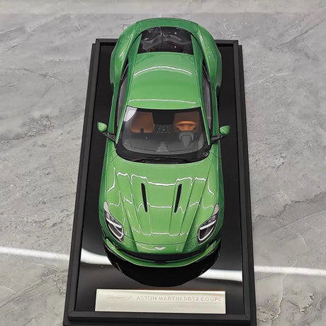 [MotorHelix] 1:18 Aston Martin 2023 DB12 Coupe Green Model Car Resin