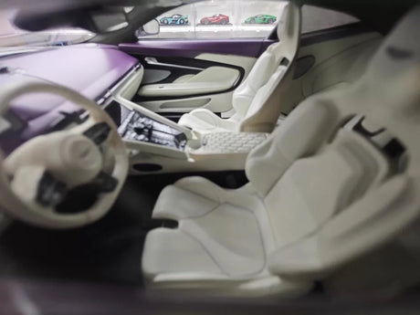 [MotorHelix] 1:18 Aston Martin 2023 DB12 Coupe White Model Car Resin