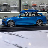 [MotorHelix] 1:18 Audi 2013 RS6 Avant C7 Blue Model Car Resin