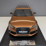 [MotorHelix] 1:18 Audi 2013 RS6 Avant C7 Brown Model Car Resin
